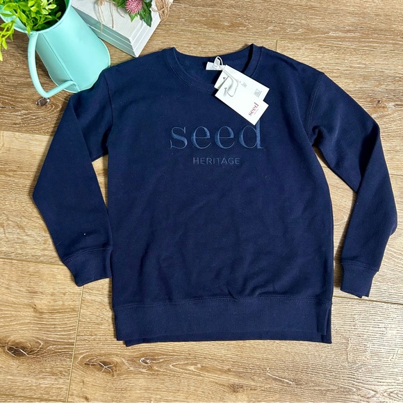 Girls Seed Sweatshirt NWT - Picture 2 of 7